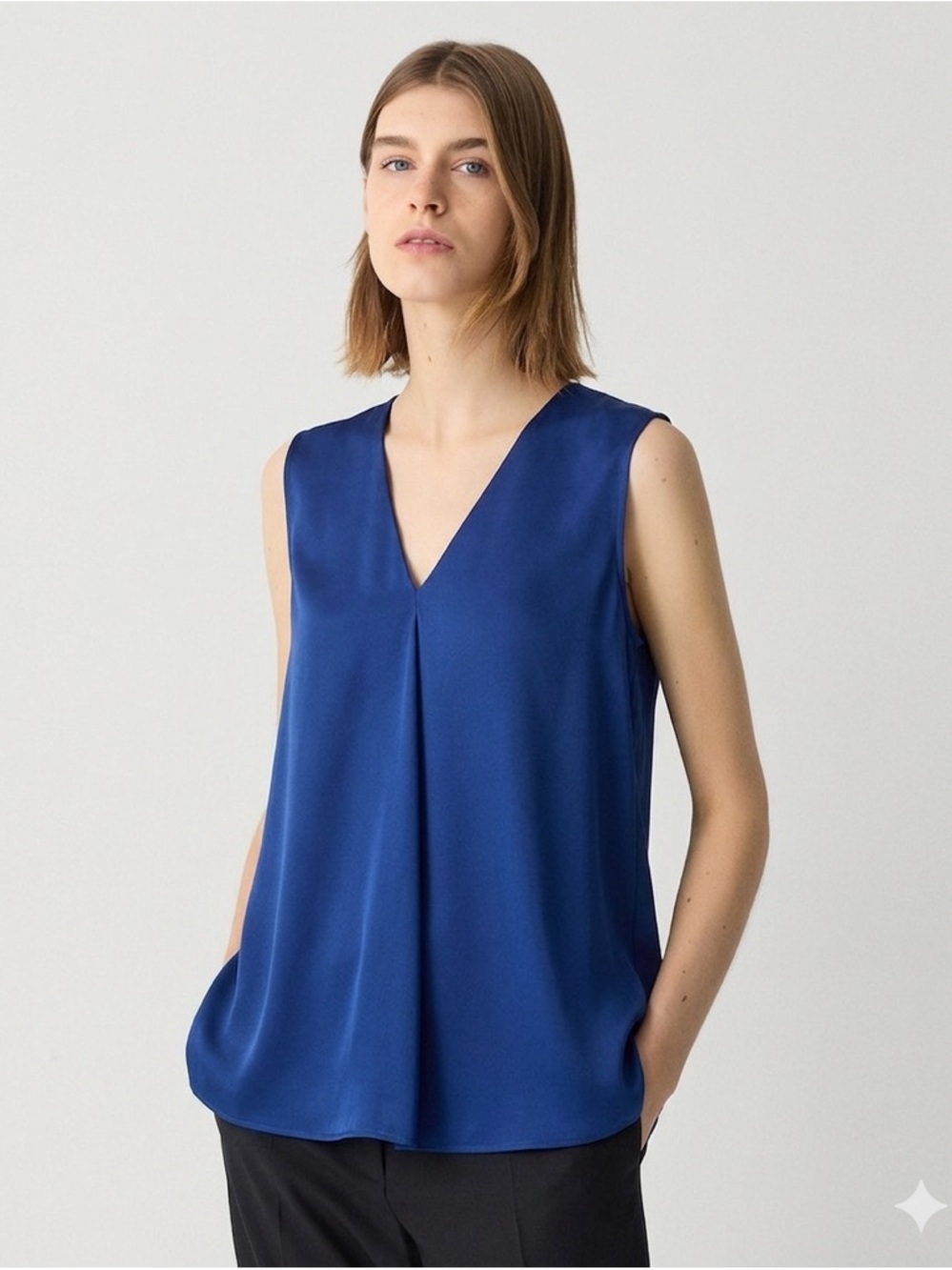 NWT Theory Silk Top Blouse